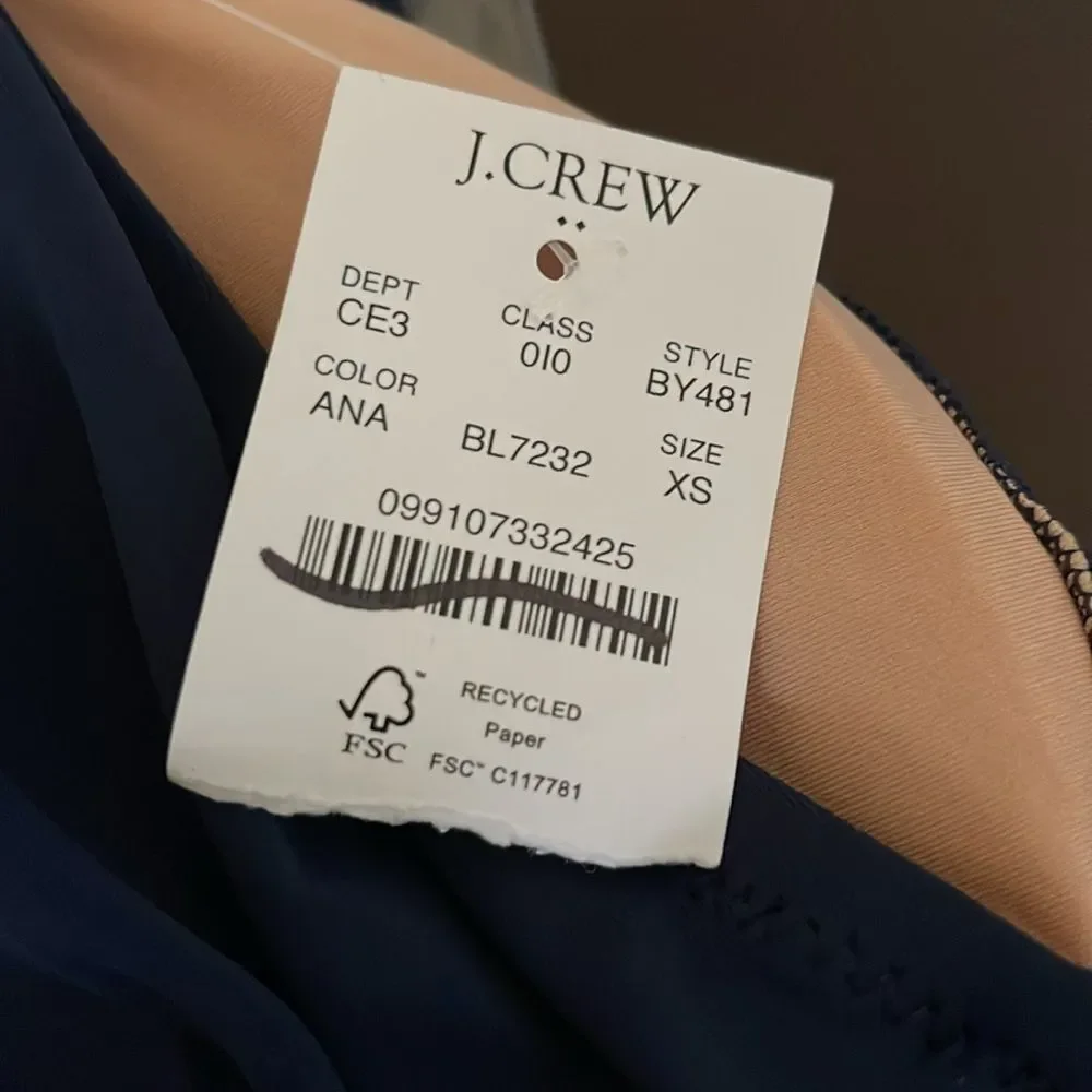 J. Crew Factory removable halter